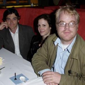 Philip Seymour Hoffman, Mary-Louise Parker and Billy Crudup at event of Mulholland Dr. (2001)