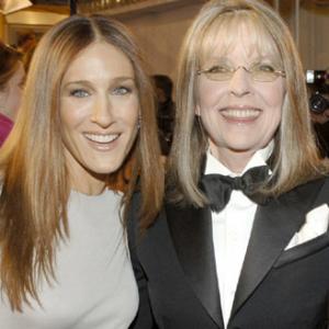 Diane Keaton and Sarah Jessica Parker at event of The Family Stone 2005