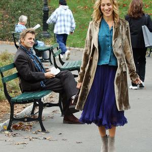 Still of Sarah Jessica Parker and Mikhail Baryshnikov in Sex and the City 1998