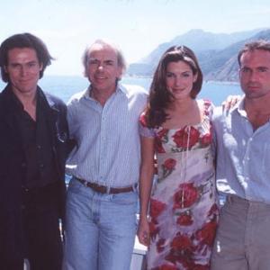 Sandra Bullock, Willem Dafoe, Jason Patric and Jan de Bont at event of Greitis 2: laivo uzgrobimas (1997)
