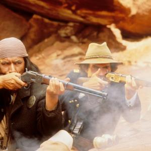 Still of Jason Patric and Wes Studi in Geronimo: An American Legend (1993)