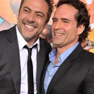 Jason Patric and Jeffrey Dean Morgan at event of The Losers 2010