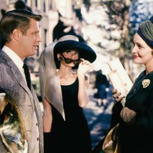 Audrey Hepburn George Peppard and Patricia Neal in Pusryciai pas Tifani 1961