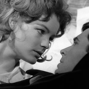 Still of Orson Welles Anthony Perkins and Romy Schneider in Le procegraves 1962