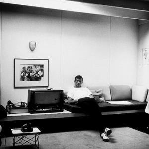 Anthony Perkins at home in Los Angeles CA 1959