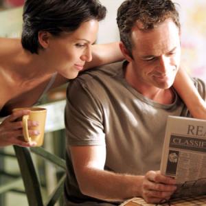 Still of Luke Perry and Lana Parrilla in Windfall 2006