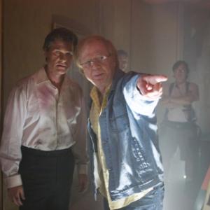 Wolfgang Petersen and Kurt Russell in Poseidon (2006)