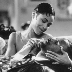 Still of Jada Pinkett Smith and Keenen Ivory Wayans in A Low Down Dirty Shame 1994