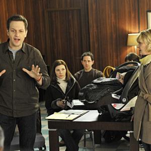 Still of Julianna Margulies Martha Plimpton and Josh Charles in The Good Wife 2009