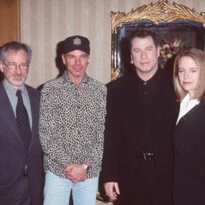 Steven Spielberg, John Travolta, Kelly Preston and Billy Bob Thornton