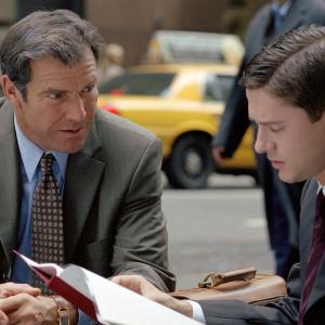 Still of Dennis Quaid and Topher Grace in In Good Company (2004)