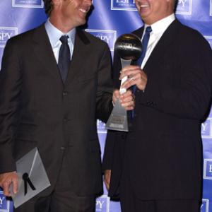 Dennis Quaid and Jim Morris at event of ESPY Awards 2002