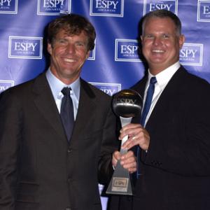 Dennis Quaid and Jim Morris at event of ESPY Awards 2002