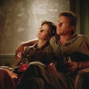 Still of Dennis Quaid and Rachel Griffiths in The Rookie 2002