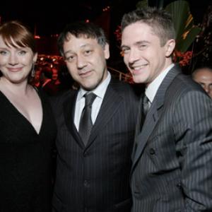 Sam Raimi, Topher Grace and Bryce Dallas Howard at event of Zmogus voras 3 (2007)