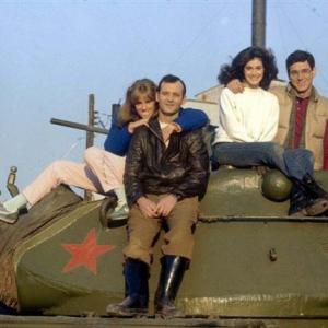 Still of Bill Murray Harold Ramis Sean Young and PJ Soles in Stripes 1981