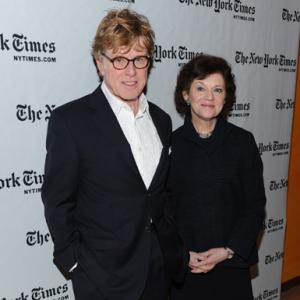 Robert Redford and Janet Maslin
