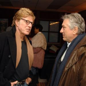 Robert De Niro and Robert Redford at event of What Just Happened (2008)