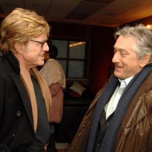 Robert De Niro and Robert Redford at event of What Just Happened 2008