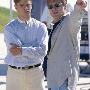 Matt Damon with director Robert Redford
