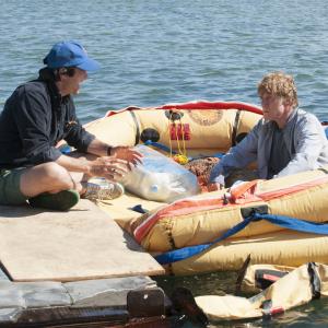 Robert Redford and JC Chandor in All Is Lost 2013
