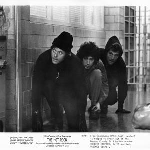 Still of Robert Redford George Segal and Paul Sand in The Hot Rock 1972