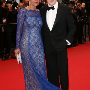 Actor Robert Redford (R) and his wife Sibylle Szaggars attend the 'All Is Lost' Premiere during the 66th Annual Cannes Film Festival at Palais des Festivals on May 22, 2013 in Cannes, France.
