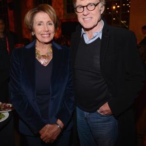 Robert Redford and Nancy Pelosi