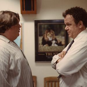 Still of John C. Reilly and Jacob Wysocki in Terri (2011)