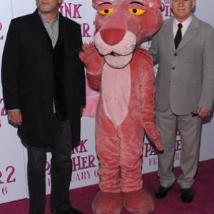 Steve Martin and Jean Reno at event of The Pink Panther 2 2009