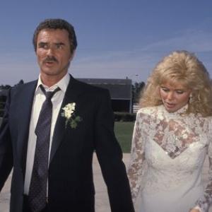 Burt Reynolds and Loni Anderson on their wedding day 1988 © 1988 Mario Casilli