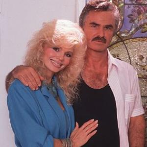 Burt Reynolds at home with Loni Anderson