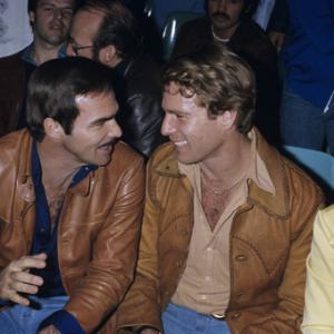 Ryan ONeal and Burt Reynolds circa 1970s