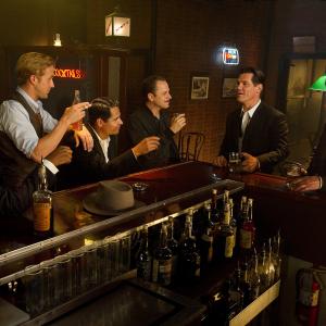 Still of Giovanni Ribisi, Josh Brolin, Ryan Gosling, Michael Peña and Anthony Mackie in Gangsteriu medziotojai (2013)