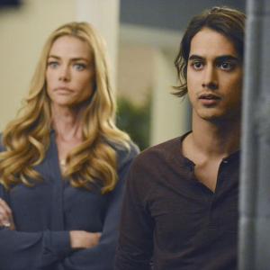 Still of Denise Richards and Avan Jogia in Twisted 2013