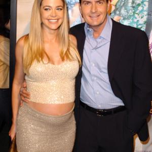 Charlie Sheen and Denise Richards at event of The Big Bounce 2004