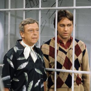 Still of John Ritter and Don Knotts in Threes Company 1977