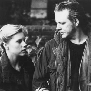 Still of Mickey Rourke and Sammi Davis in A Prayer for the Dying (1987)