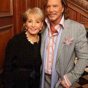 Mickey Rourke and Barbara Walters in The Barbara Walters Special 1976