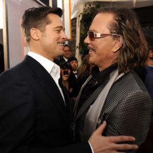 Brad Pitt and Mickey Rourke