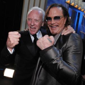 Anthony Hopkins and Mickey Rourke