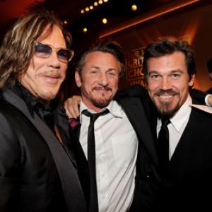 Sean Penn Mickey Rourke and Josh Brolin