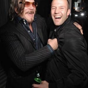 Mickey Rourke and Jason Statham at event of The Wrestler 2008