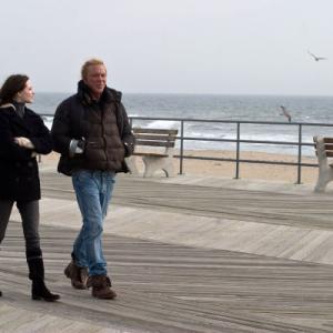 Still of Mickey Rourke and Evan Rachel Wood in The Wrestler 2008