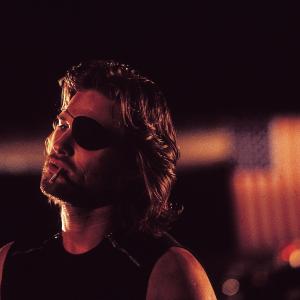 Still of John Carpenter and Kurt Russell in Escape from New York 1981