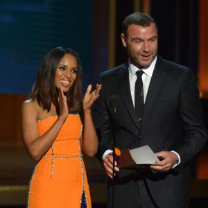 Liev Schreiber and Kerry Washington at event of The 66th Primetime Emmy Awards (2014)