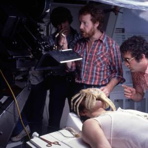 Still of John Hurt and Ridley Scott in Svetimas 1979