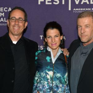 Jerry Seinfeld, Eric Steel and Jessica Seinfeld at event of Kiss the Water (2013)