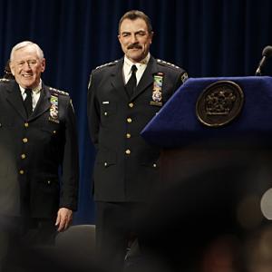 Still of Tom Selleck and Len Cariou in Blue Bloods 2010