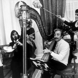Magic Christian The Ringo Starr plays the flute while Peter Sellar dabbles with the harp 1969 Commonwealth United  MPTV